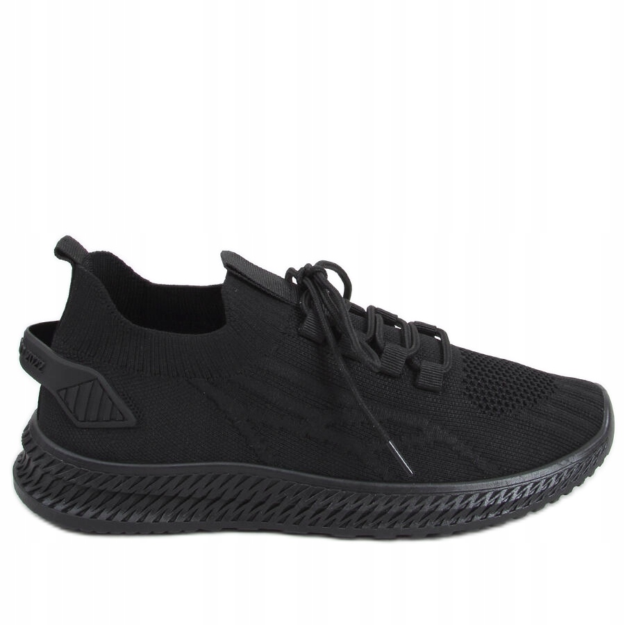 

Sneakersy damskie SJ2152 czarne miękkie skarpetka