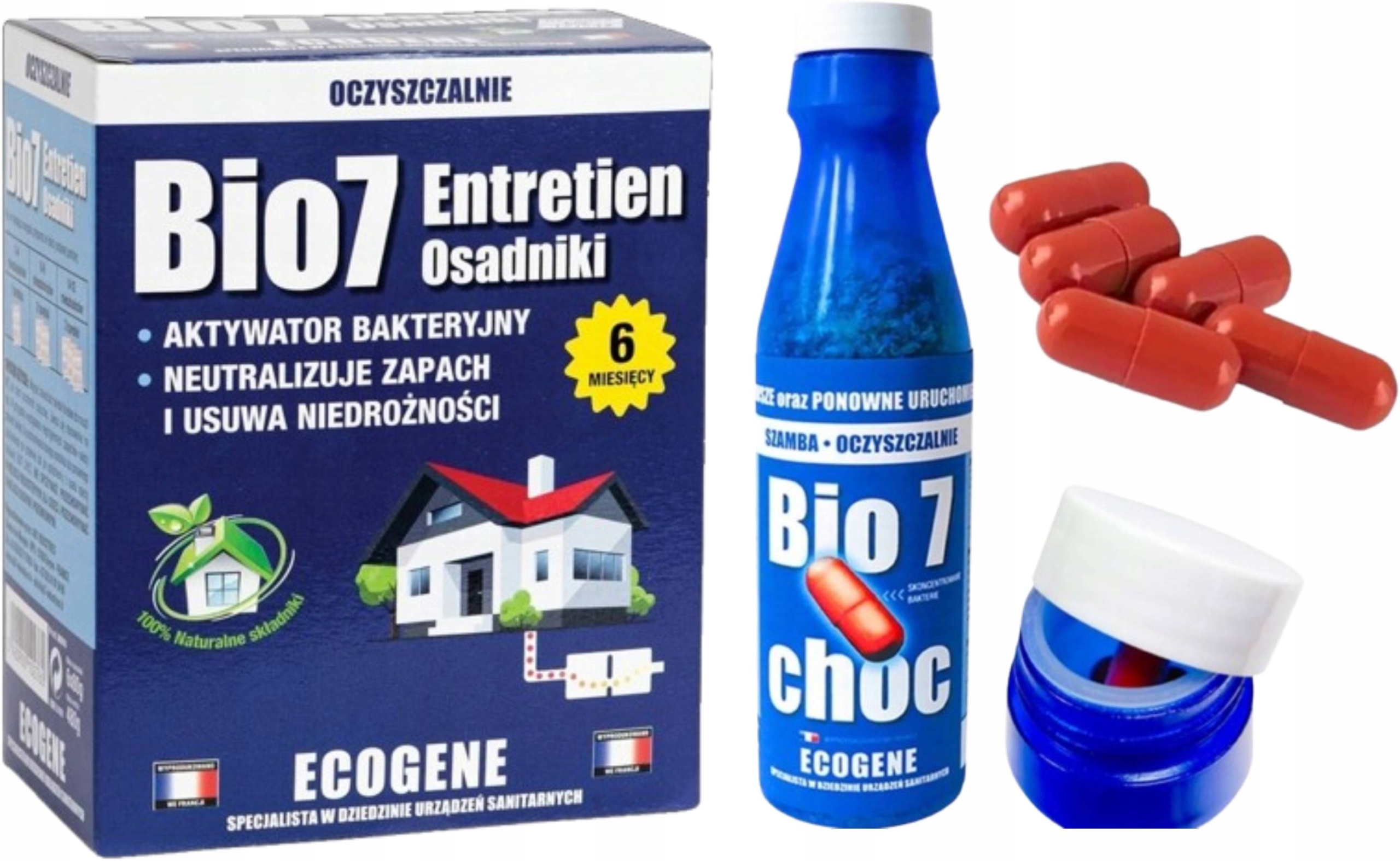 Bakterie Preparat Do Szamba Oczyszczalni BIO7 starter Ochrona Instalacji