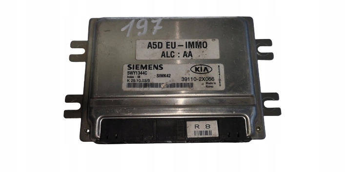 computer ECU KIA RIO 5WY1344C 39110-2X066 Originale