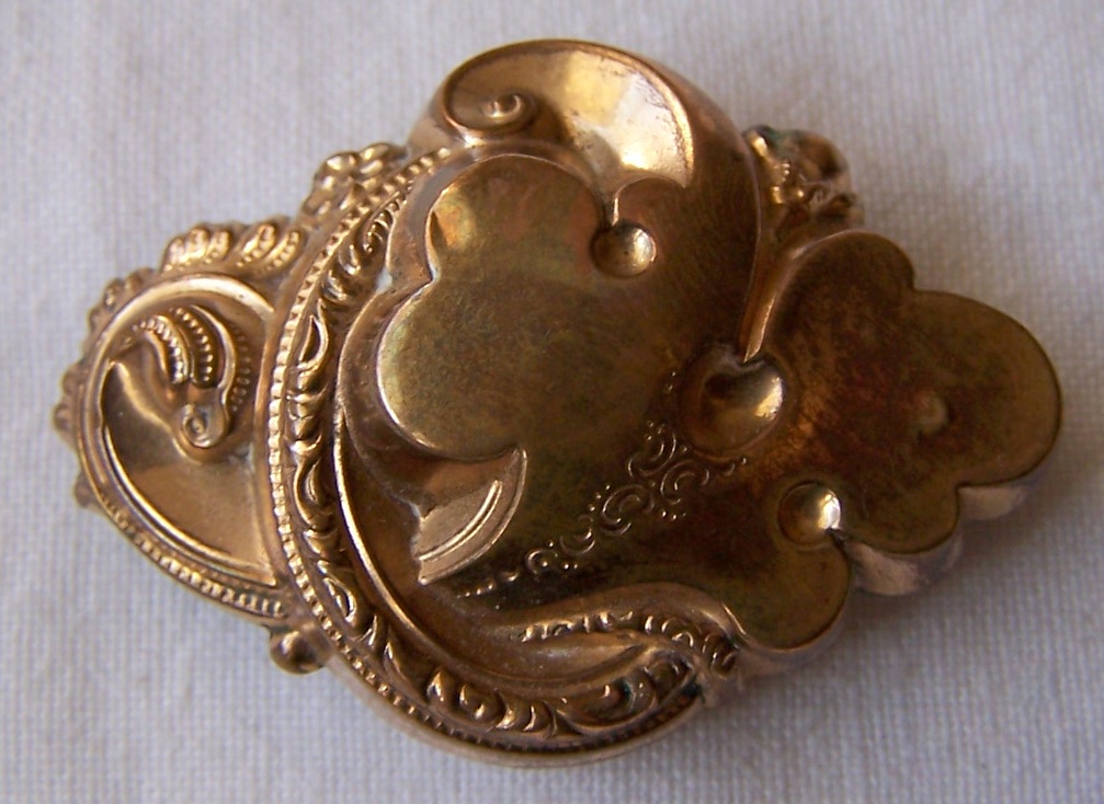 URZEKAJĄCY BIEDERMEIER, XIX WIEK. ZŁOTO DOUBLE. BCM