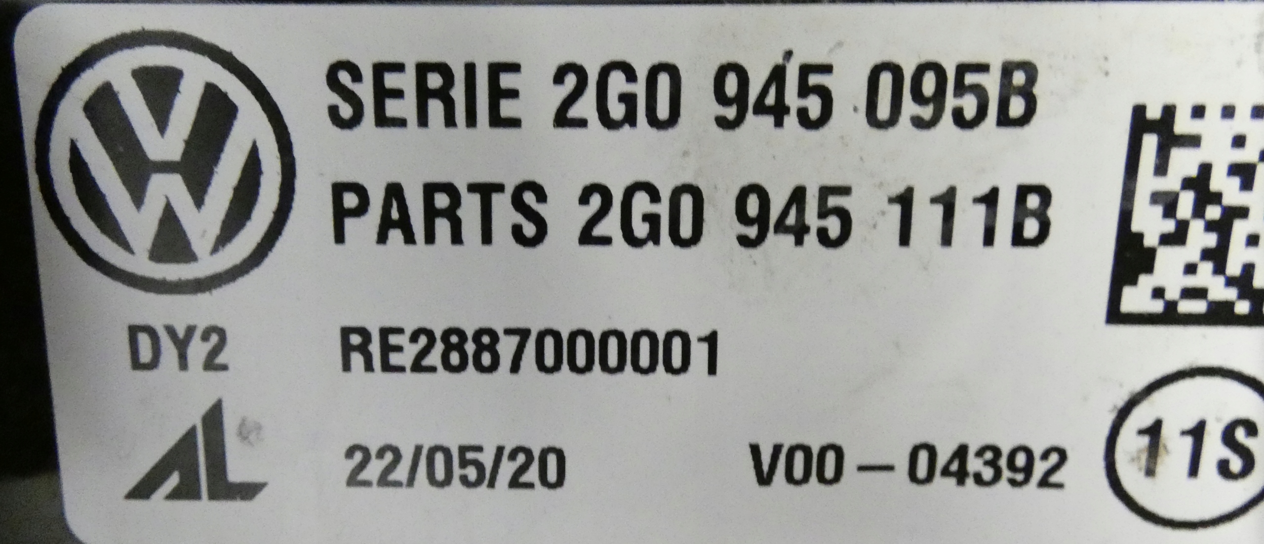 VW POLO 6 2G0945095B 2017- light rear part left rear