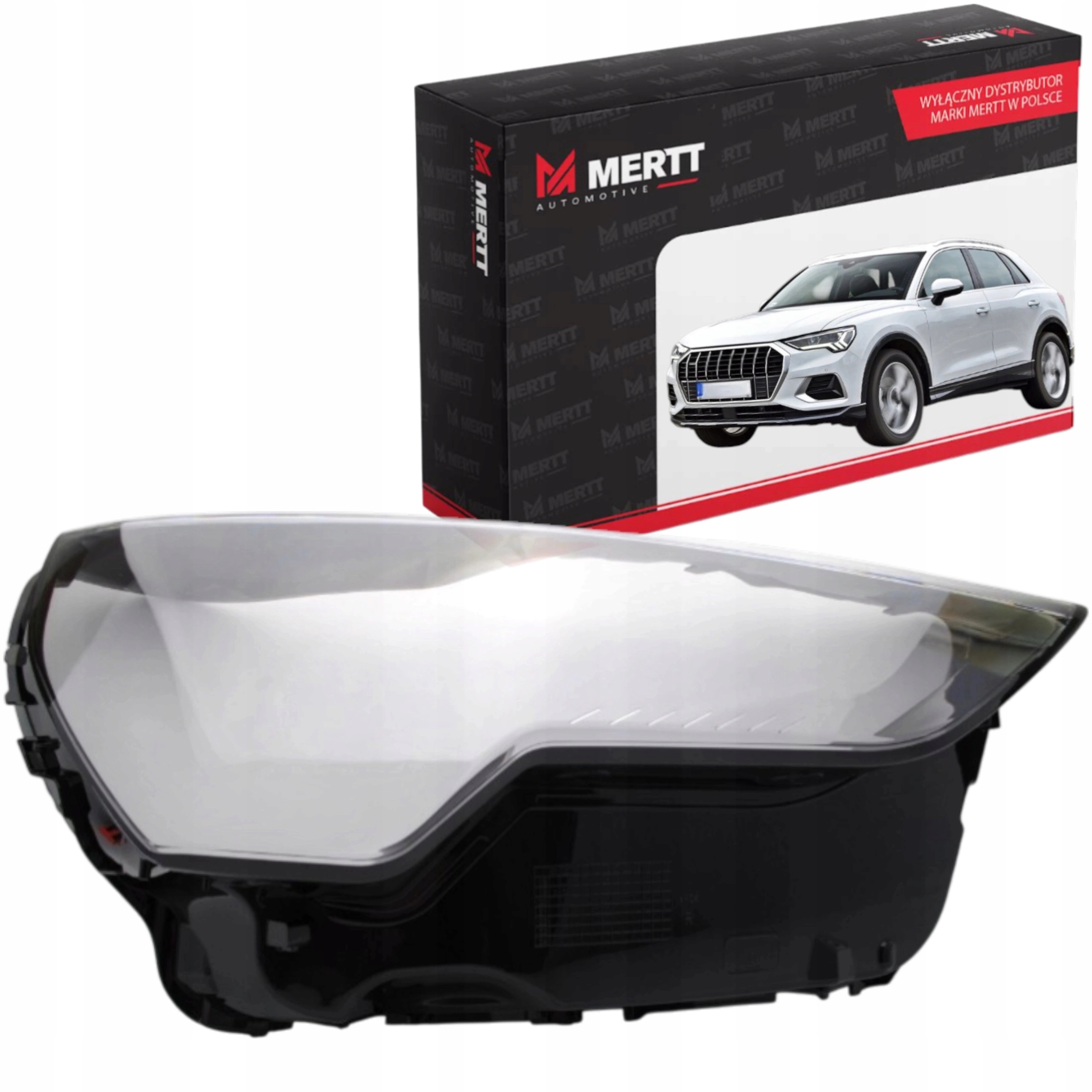 Pravé sklo světlometu předního světla Audi Q3 F3 2018+