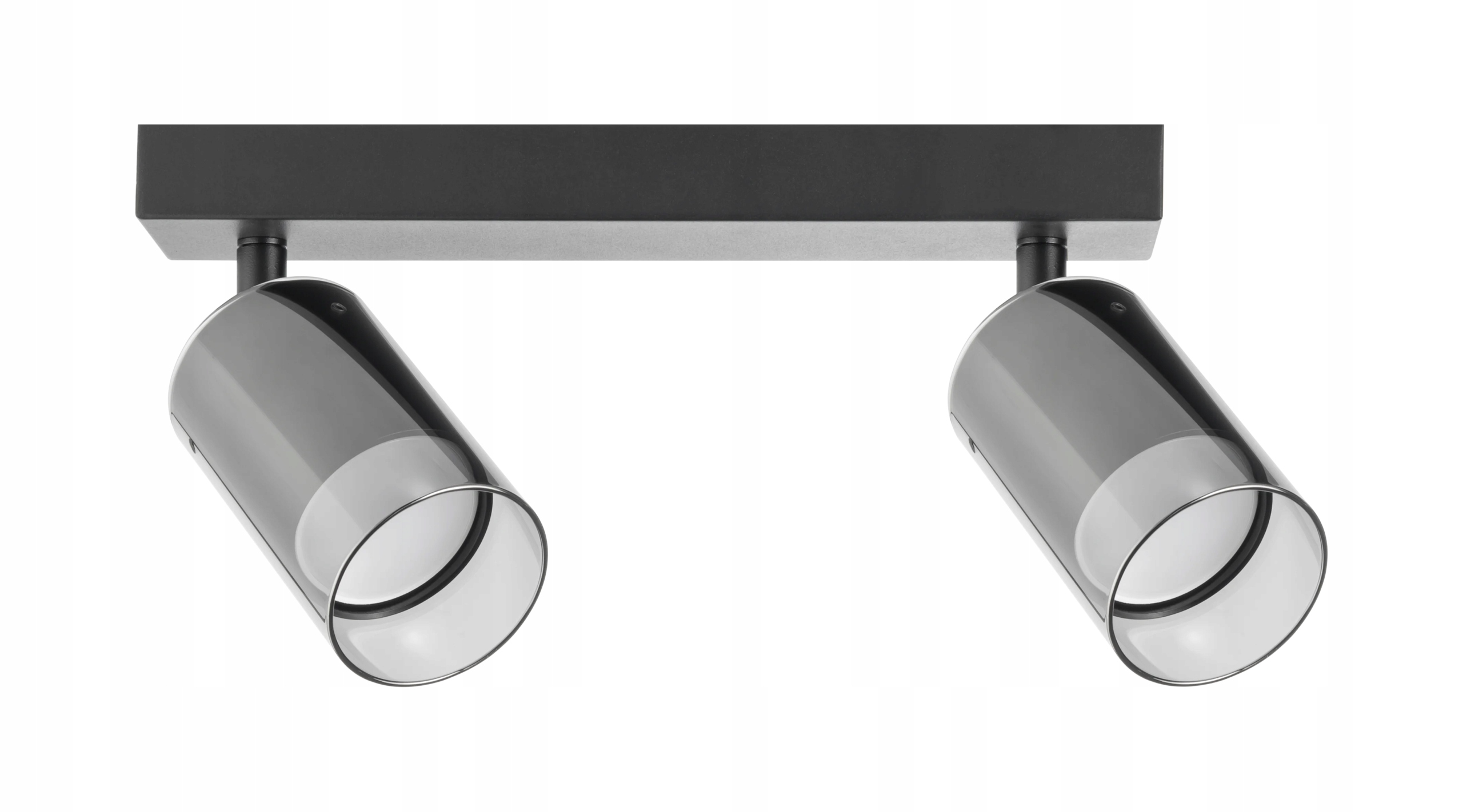 Zuma Line Stropní svítidlo černá 26 cm 2xGU10 50W nastavitelné reflektory