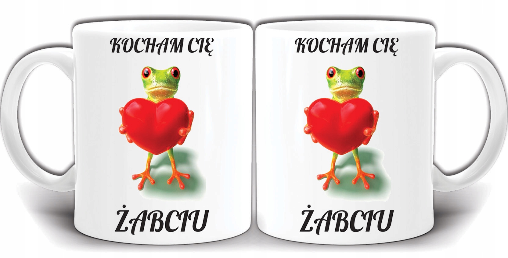 

Kocham Cię Żabciu Śmieszny Kubek + Pudełko GW447