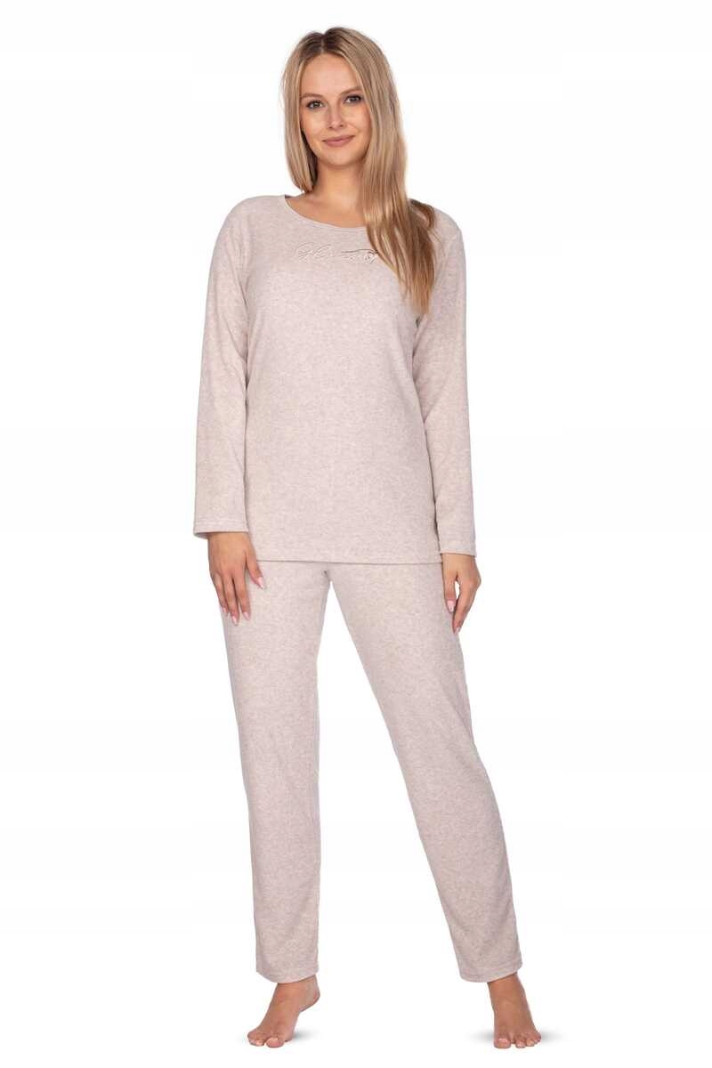 Regina Pyžamo 643 béžové froté plus 2XL