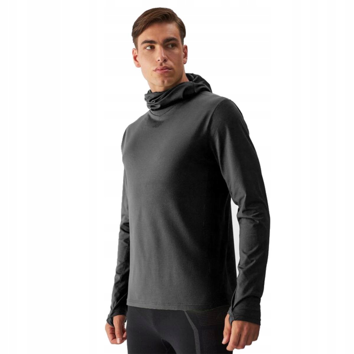 Mikina 4F Black 4FWAW24UBRUM077-20S 2XL
