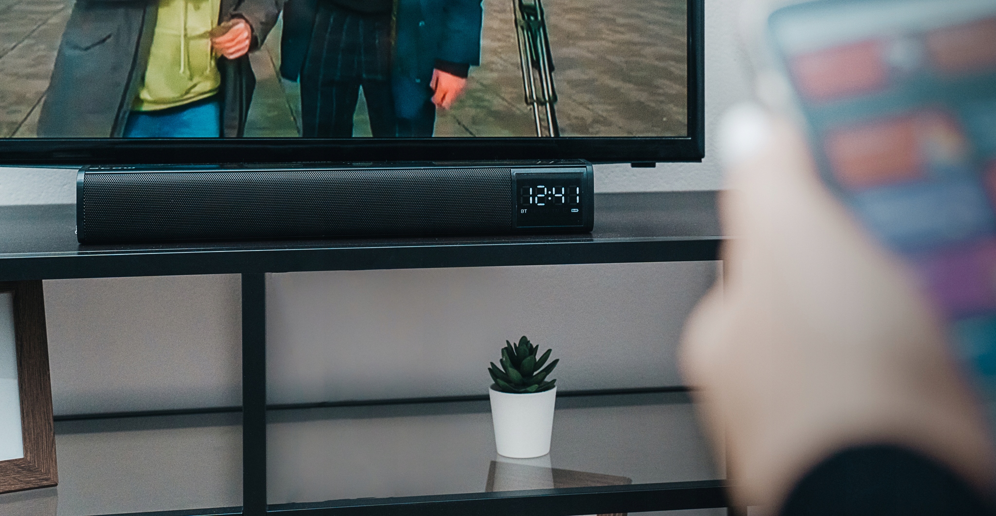 GŁOŚNIK BLUETOOTH SOUNDBAR RADIO KUCHENNE ZEGAREK Radio FM