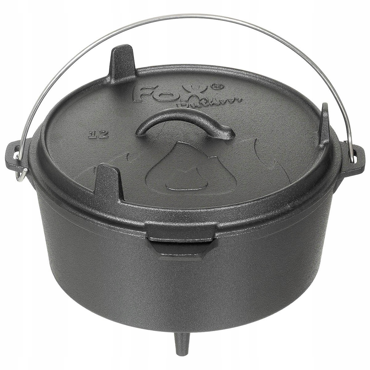 Litinový Kotlík S Holandským Vzorem 5,7 L