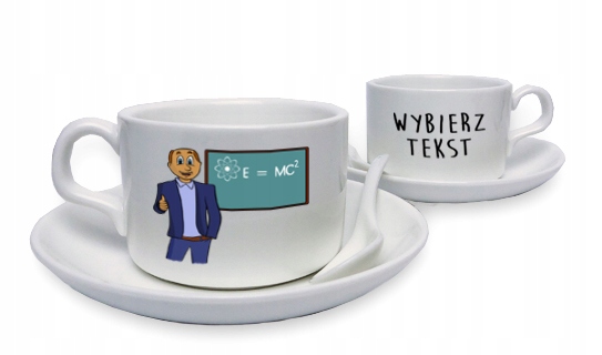 

Filiżanka Nauczyciel Fizyki Matematyki Napis