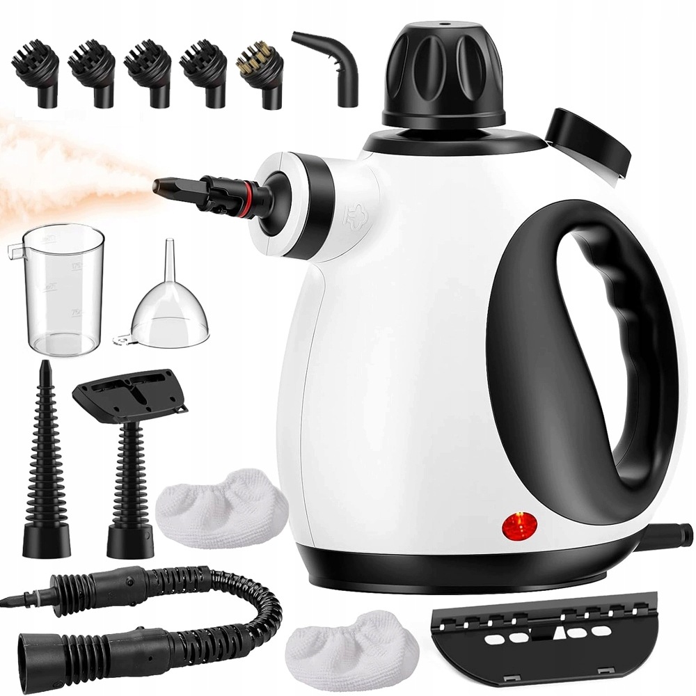 Parní čistič Ruční parní čistič Parní čistič 1050W Sada 9 doplňků 3 Bar