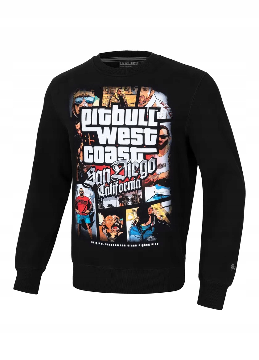 Pit Bull Mikina Bez Kapuce Most Wanted Crewneck Black L