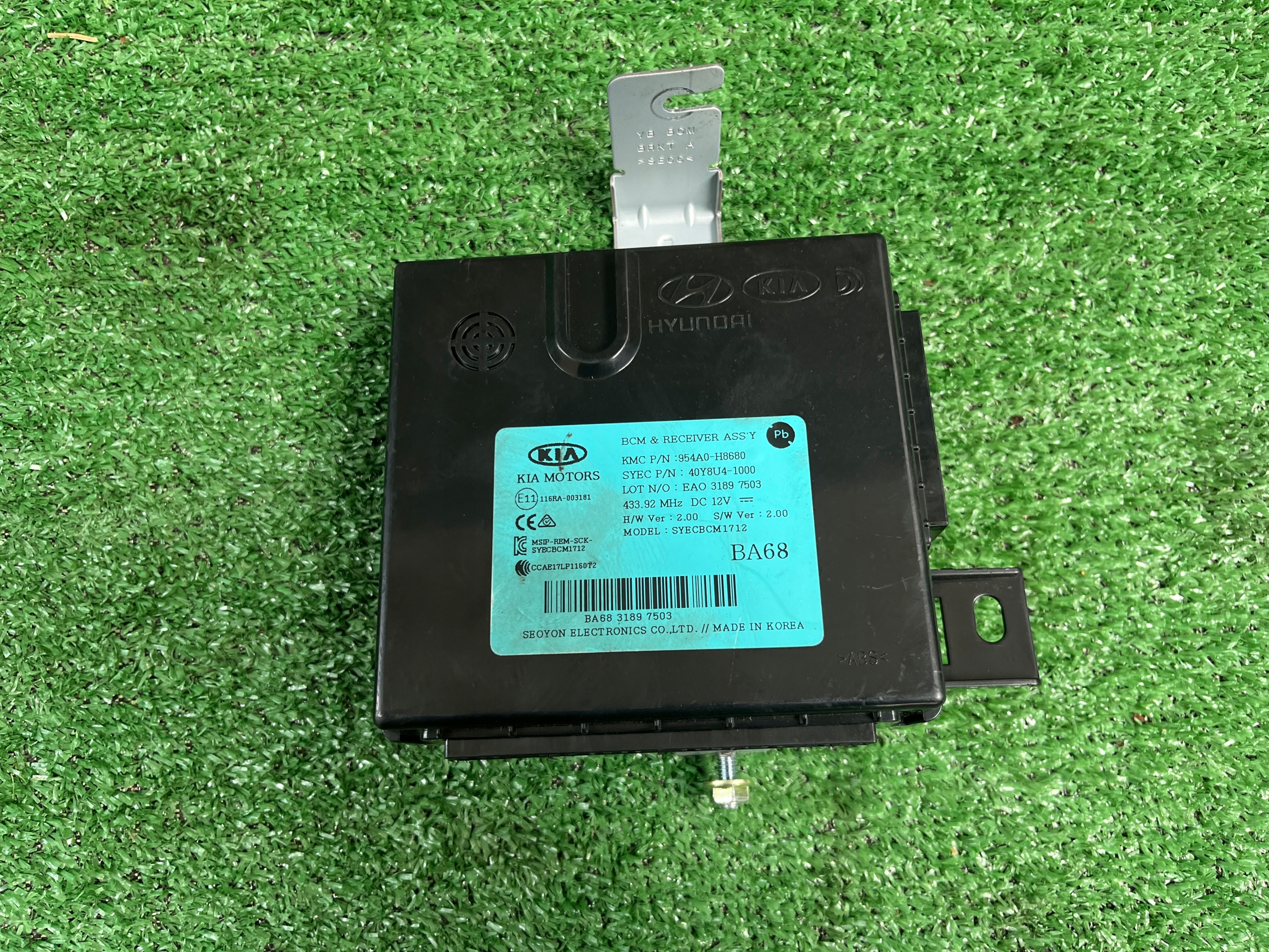 modul Bedienteil BCM KIA STONIC 2018 954A0-H8680