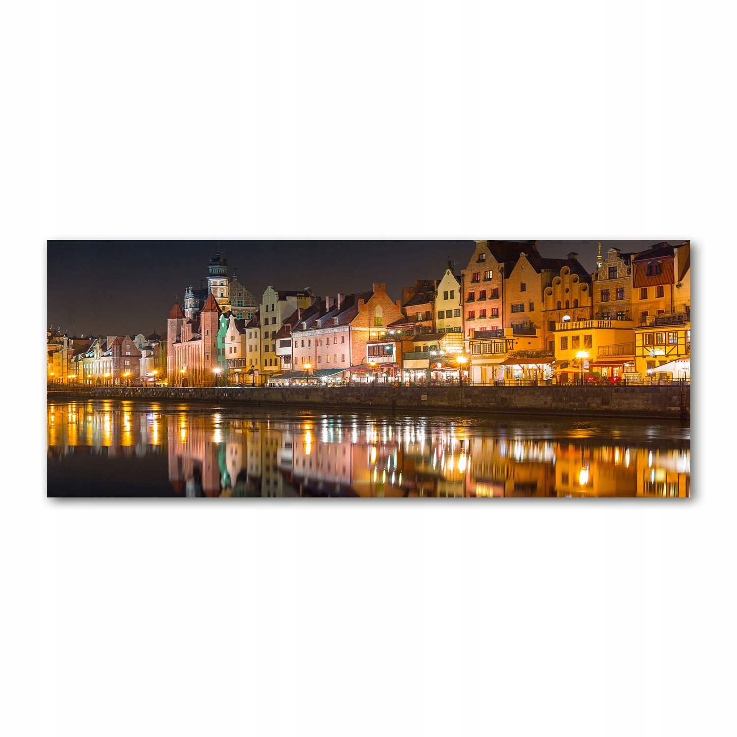 Fotoobraz akryl foto Gdaňsk Polsko 125x50 cm