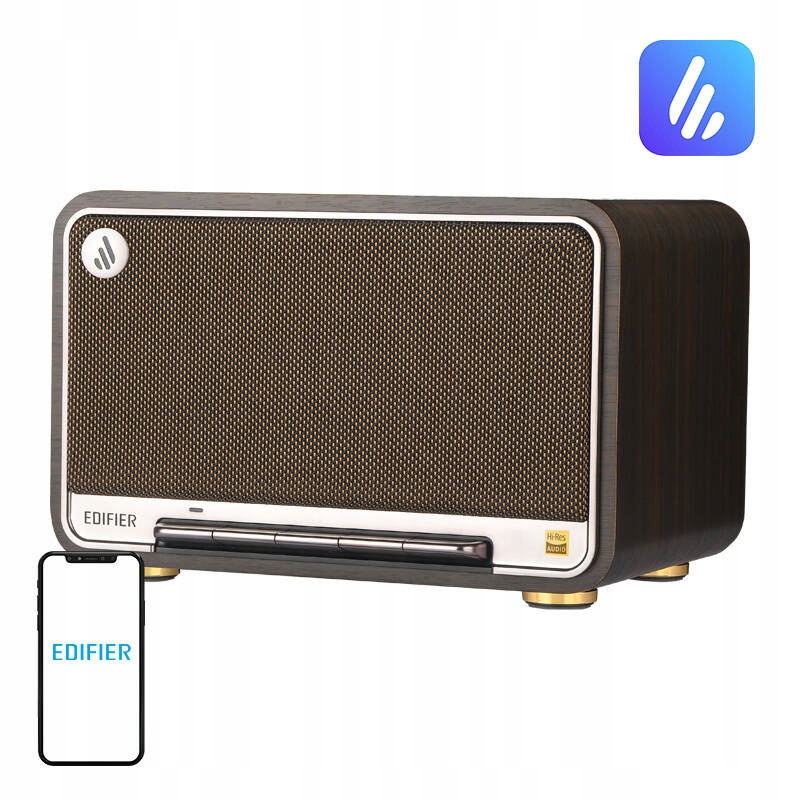 Mobilní reproduktor Edifier D32 60W Černo-ořechový