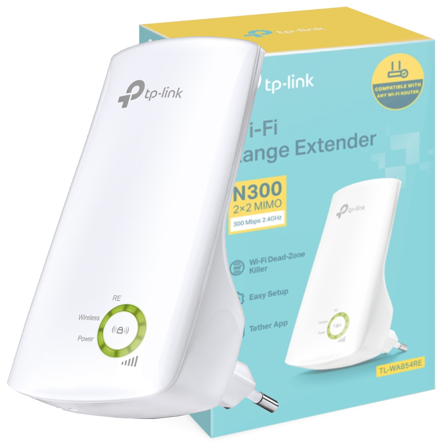 

Wzmacniacz Sygnału Wifi Tp-link WA854RE Repeater
