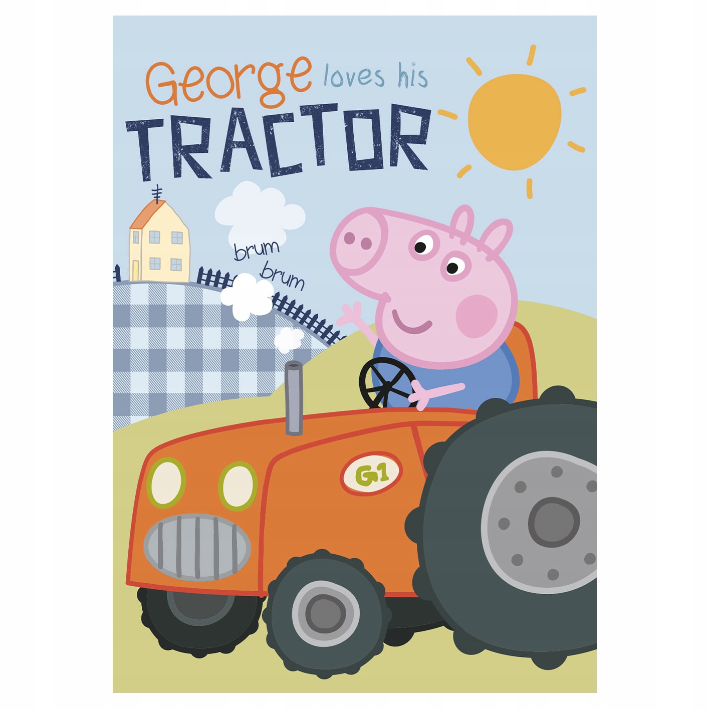 

Koc polarowy Świnka Peppa George 100x140 cm