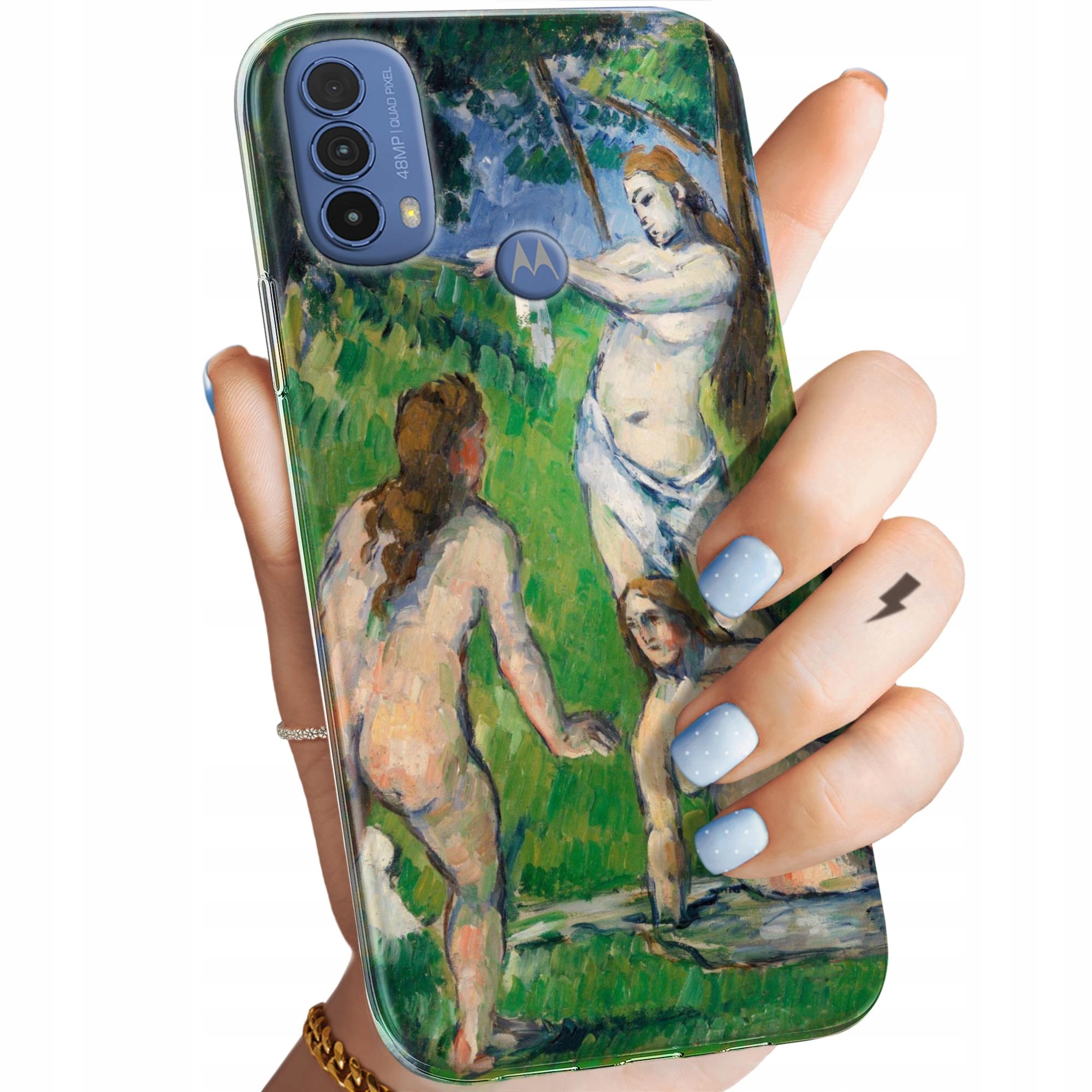Etui Do Motorola Moto E30 E40 Paul Cezanne Pejzaż Portret Obudowa