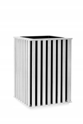 Donica z lameli dębowych kwadrat 45cm KOLOR Marka inna