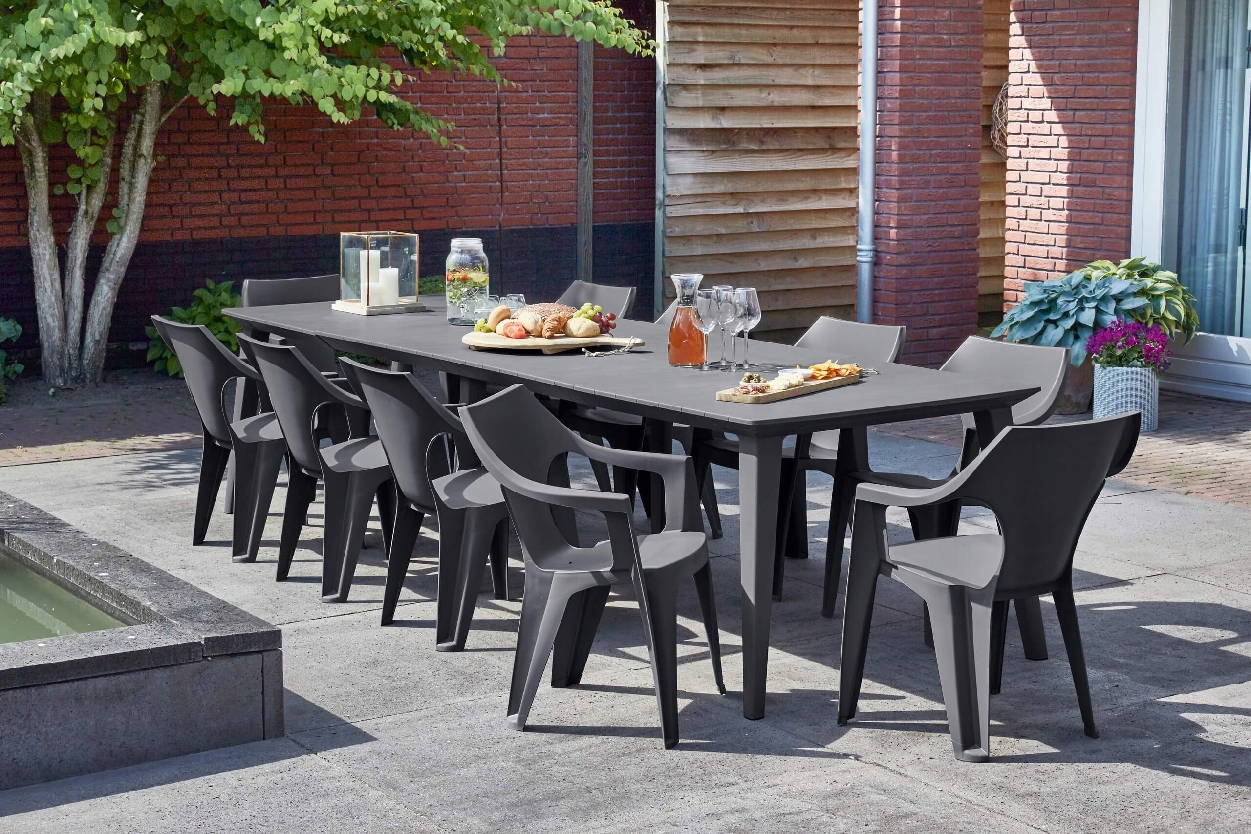 Krzesło ogrodowe Keter Dante grafitowe Marka Keter