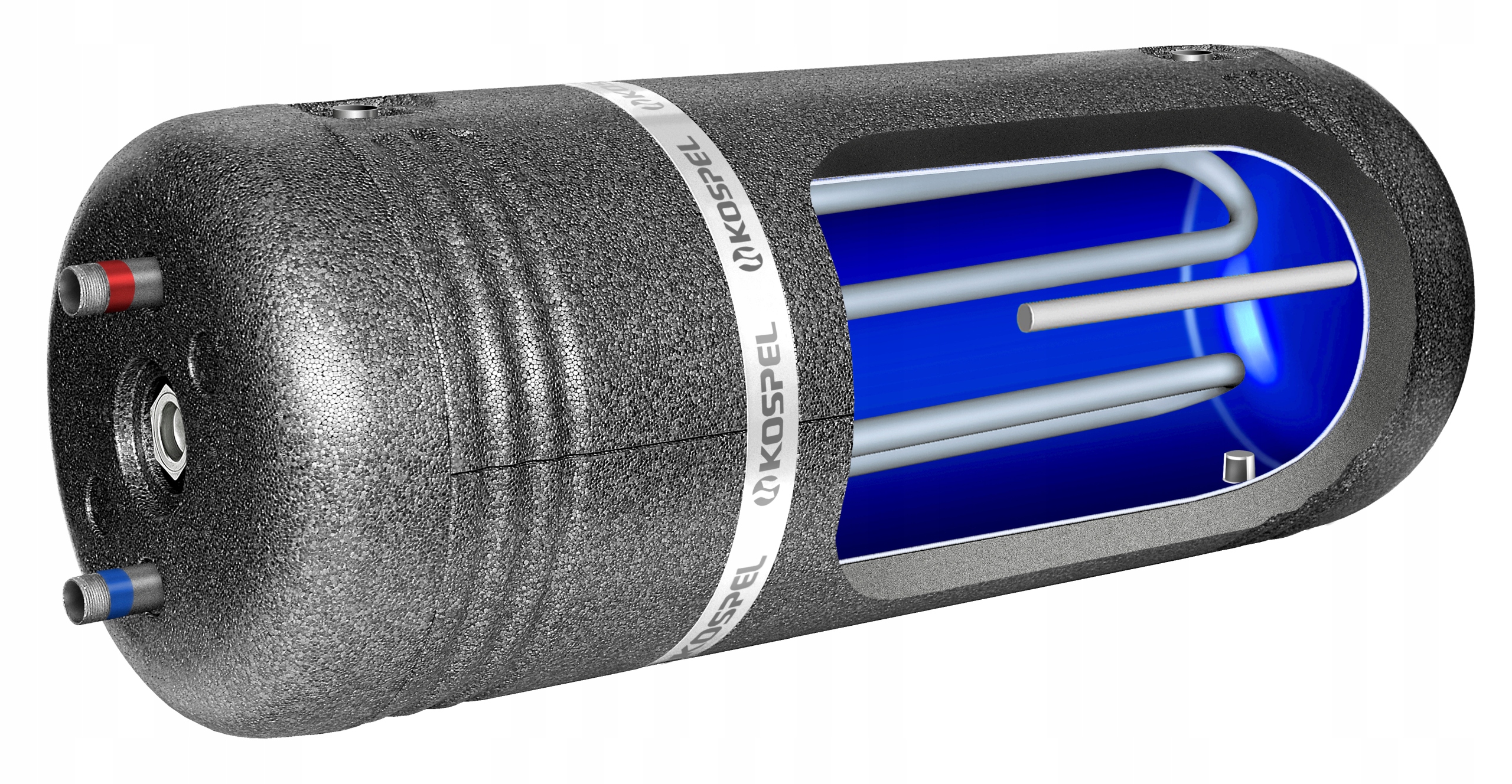 Wymiennik poziomy WW-100 Termo 107 l, 1125 x 490 mm Kospel WW100TERMO