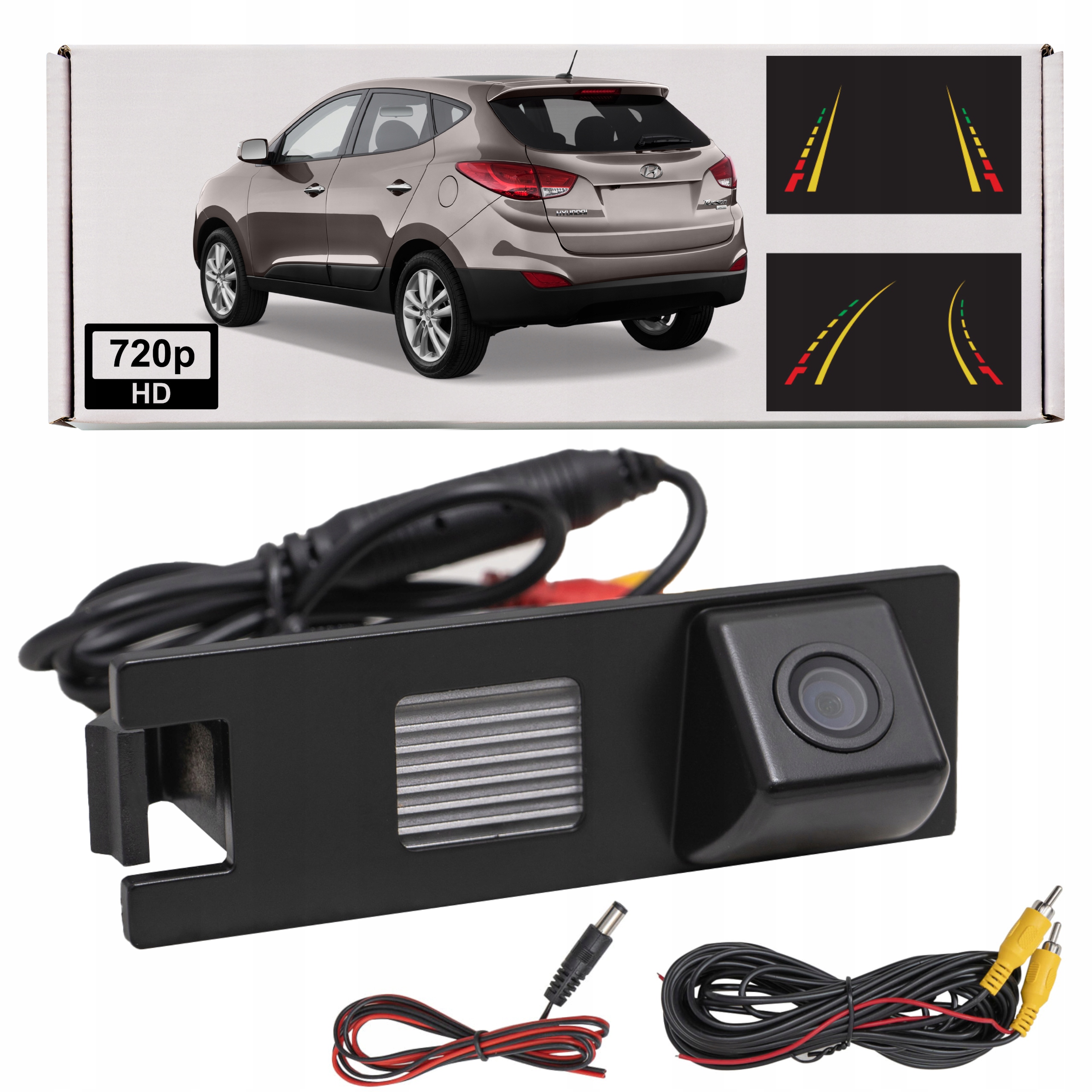 Hyundai ix35 2010-2015 Kamera Cofania Full Hd Dynamiczne Linie