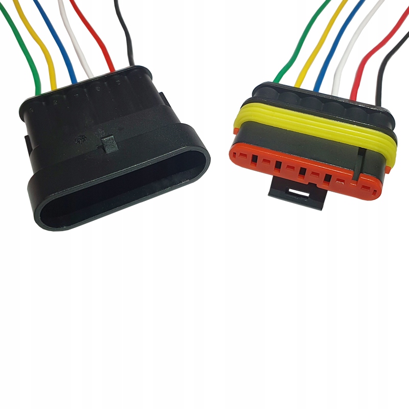 

Kostka Wtyk Superseal Złącze Hermetyczne 6 Pinowe