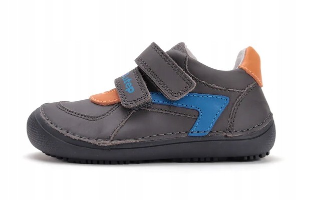 Półbuty skórzane Barefoot chłopięce na rzepy wiosna/jesień D.D.step r. 28