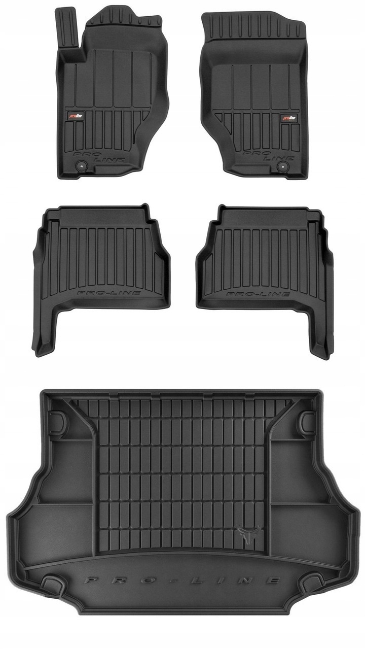 Set 3D gumové rohože Kia Sorento 1 2002-2009