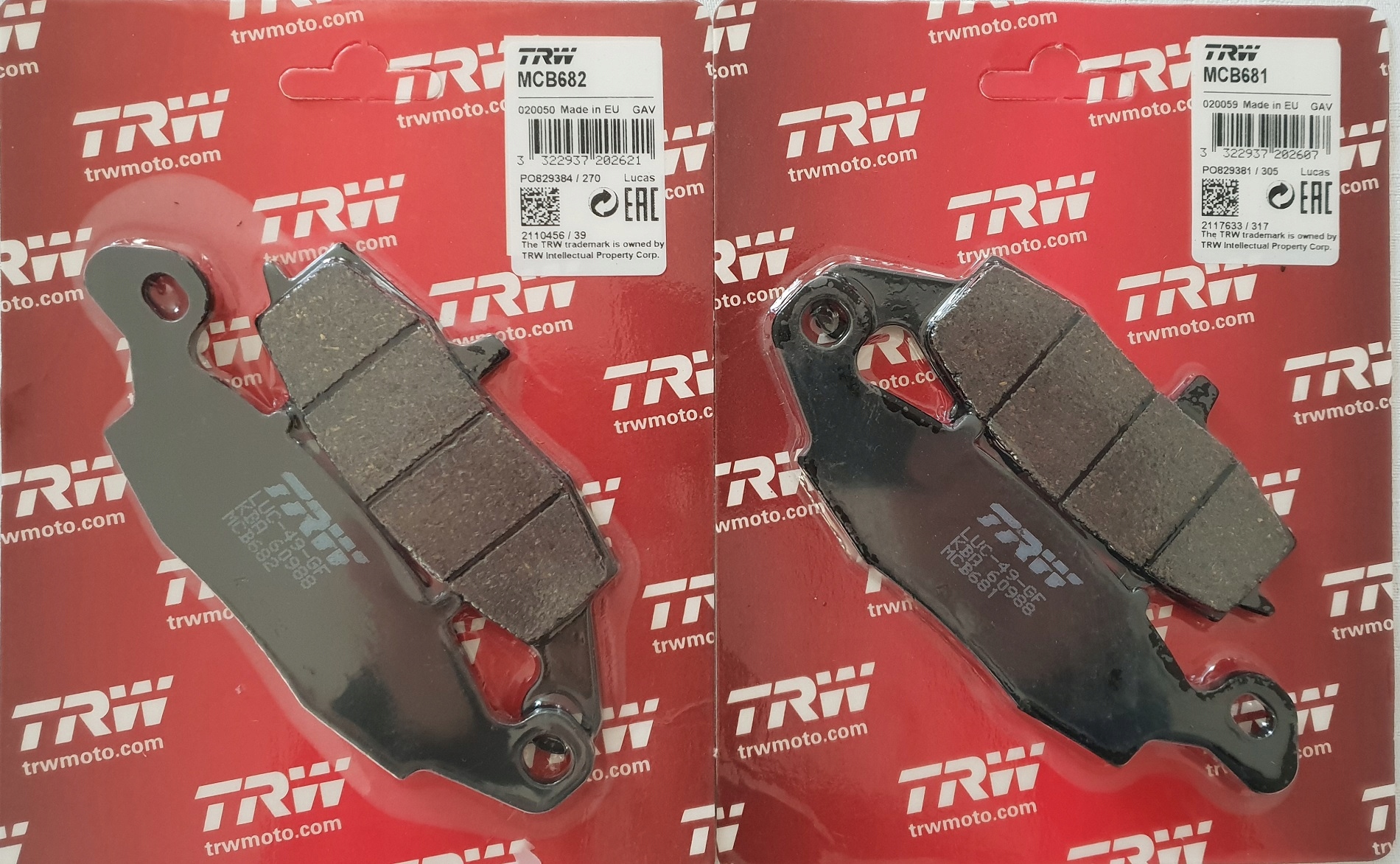 KLOCKI HAMULCOWE PRZOD KAWASAKI VN 1600 1700