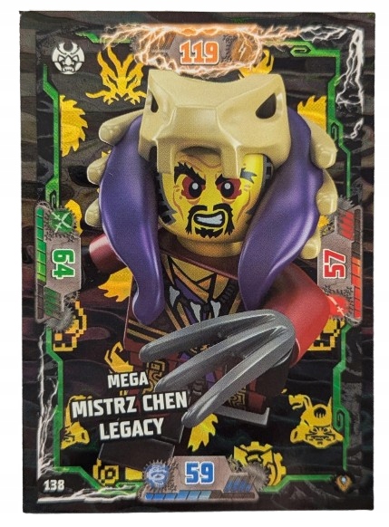 Karta Lego Ninjago Seria 9 Następny Poziom Numer 138