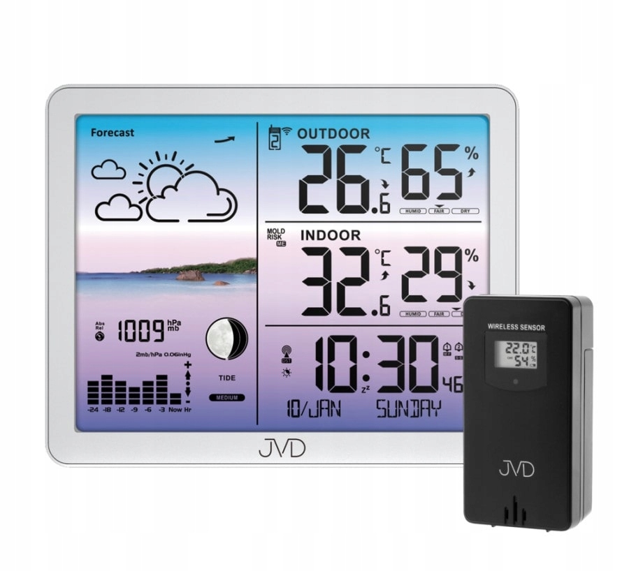 Rádiom riadená meteorologická stanica Jvd RB3566.2