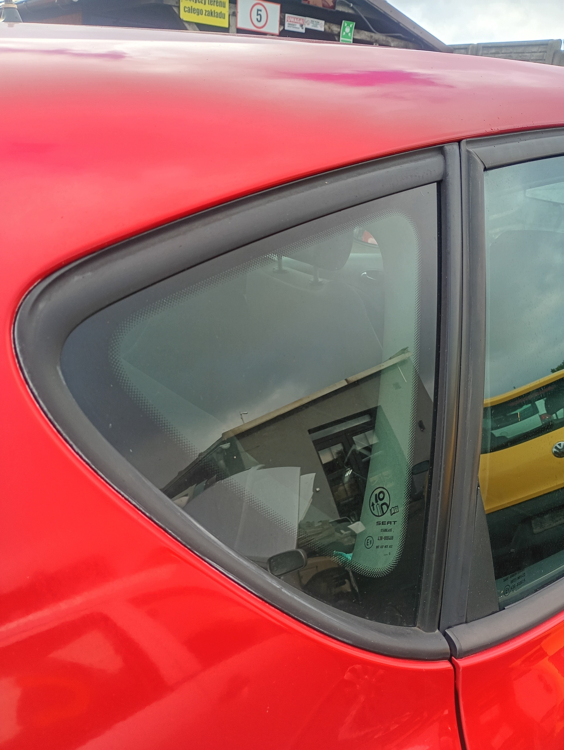 window side bodywork right rear rear part Seat Toledo 3 III 04-09
