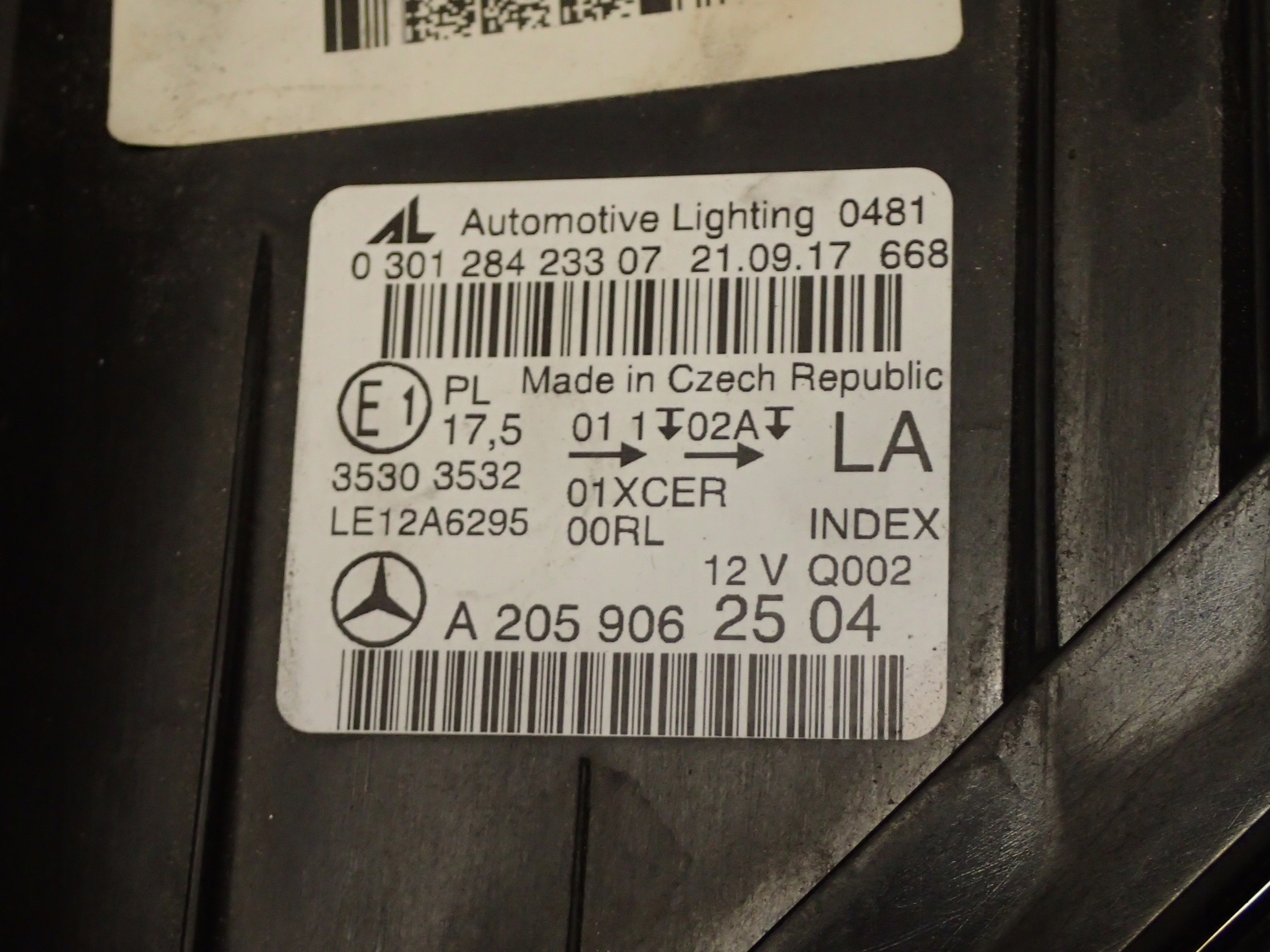 light front left MERCEDES C KLASA W205 FULL LED HP