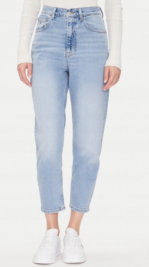 Tommy Jeans Mom Jeans S Vysokým Pasem Světle Modré 32/30 6FA