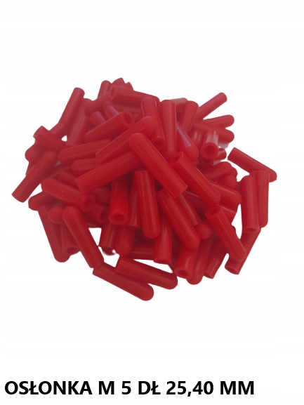 Silikonová krytka M 5 délka 25,40 mm 500 ks