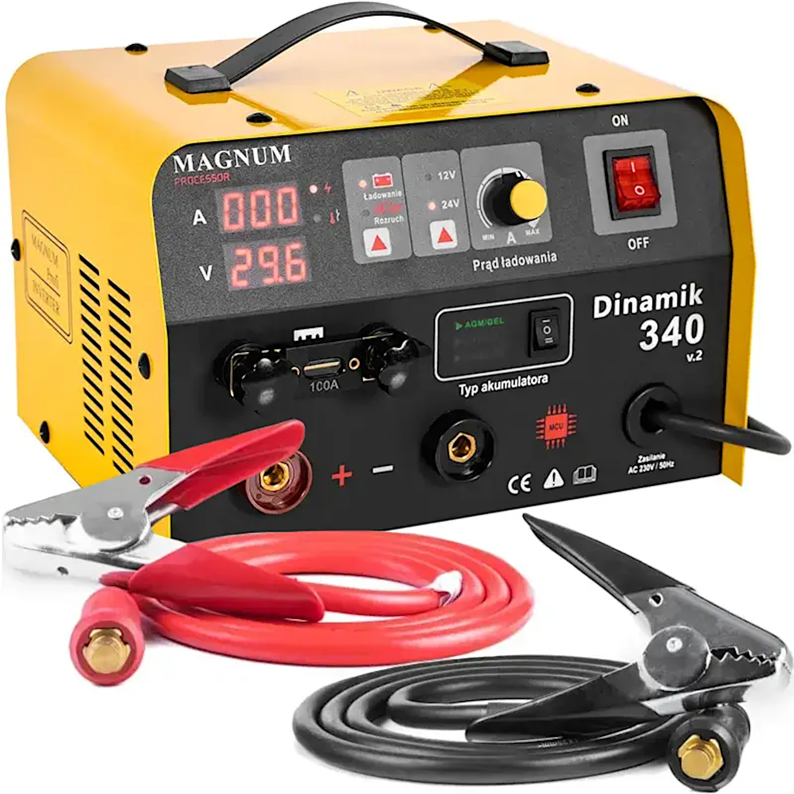 Invertorový Usmerňovač So Štartom Magnum Dinamik 340 V.2 12/24V 230V