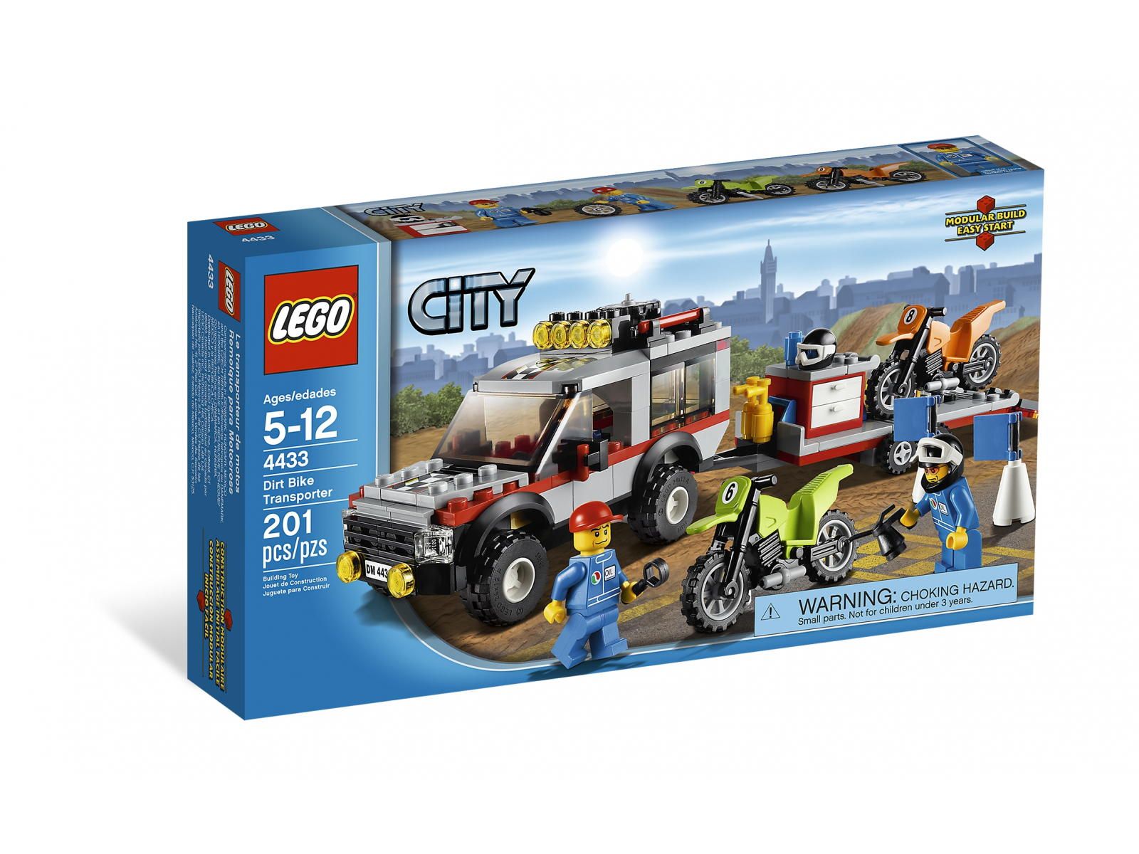Lego City 4433 Transporter Motocykli. Nowy