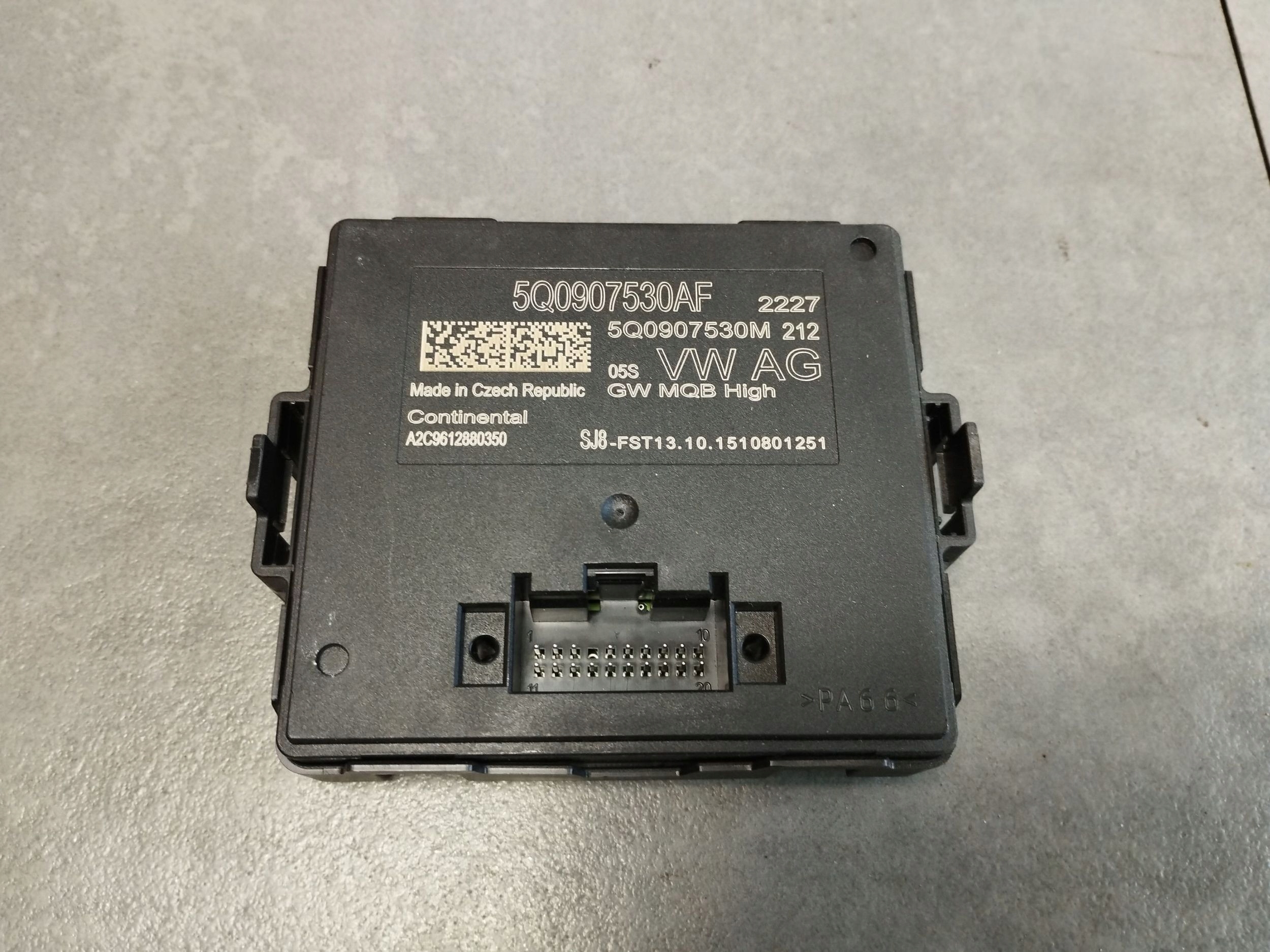 Audi A3 S3 8V module Gateway 5Q0907530AF