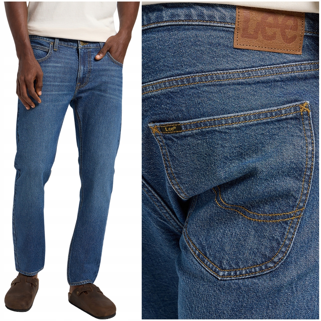 Lee Luke slim tapered Leo Džins silně zúžené džínové kalhoty W31 L34