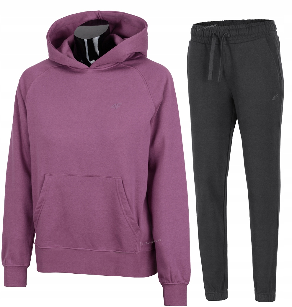 4F Damski Dres Bawełna Komplet Dresowy Bluza Spodnie rozm XL