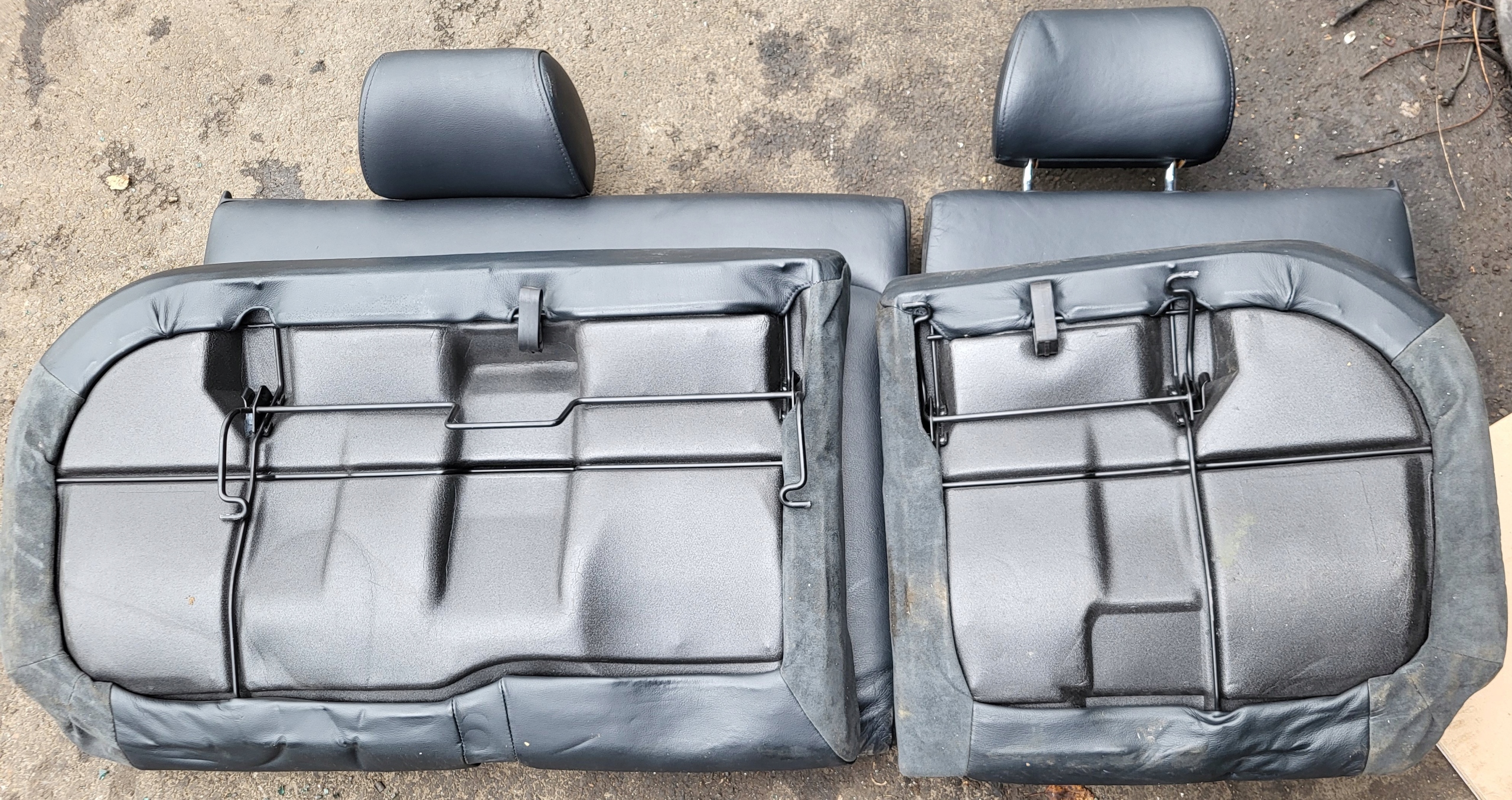sitz hinten DZIELONA AUDI A3 S3 8L 3D OE leder