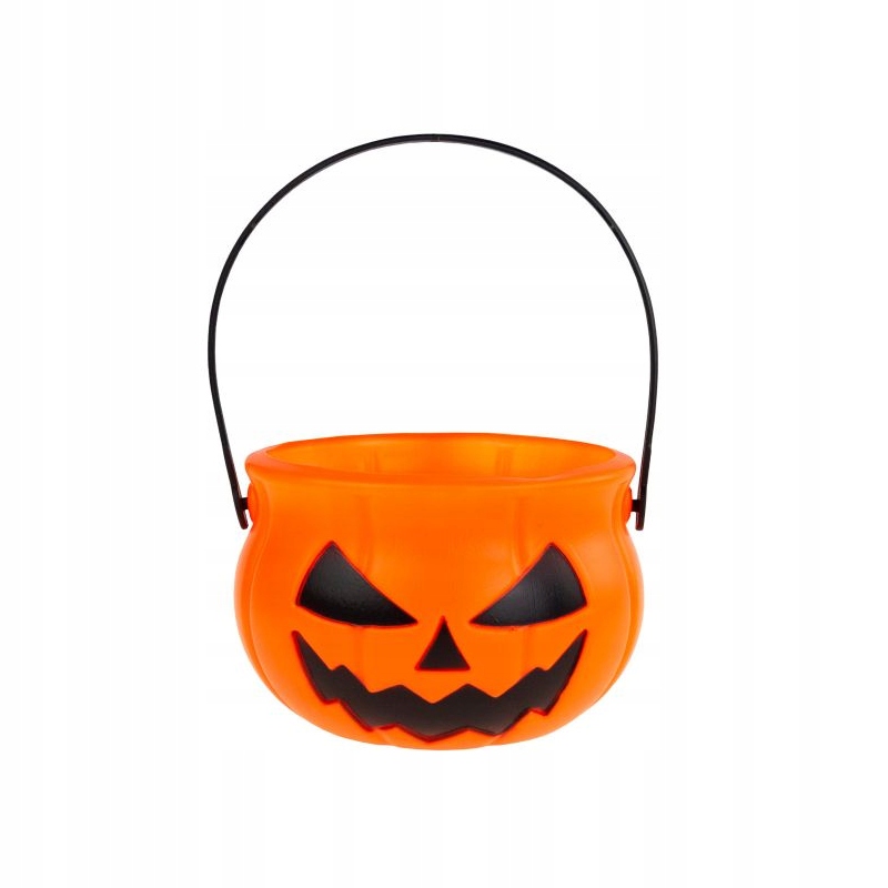 WIADERKO DYNIA HALLOWEEN POMARAŃCZOWE 10cm
