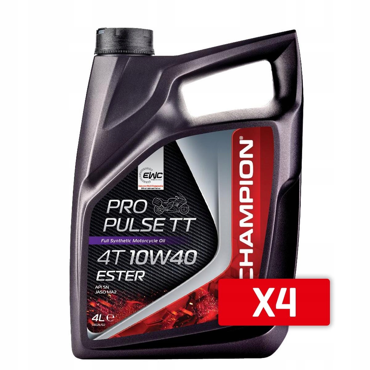Champion Motorový Olej Propulse Tt 4T 10W40 Ester 4L MA2 Syntetický (akc)