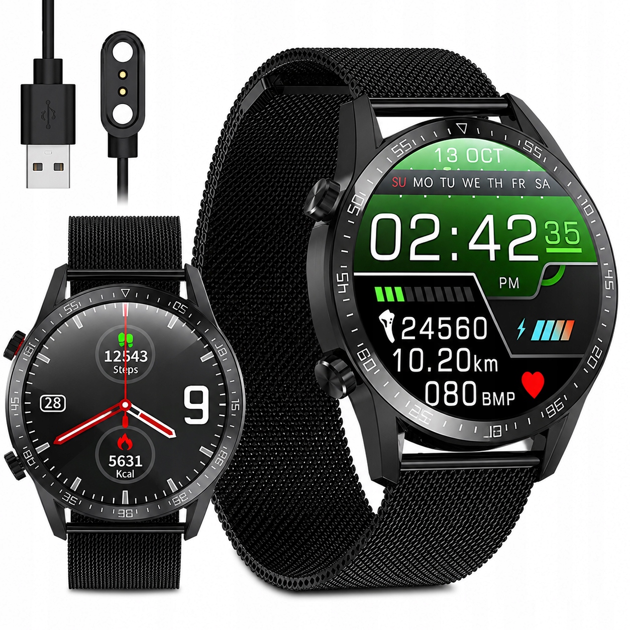 Okosóra Lépésszámláló Ekg Egészség Monitor L13 Bluetooth Ios Android