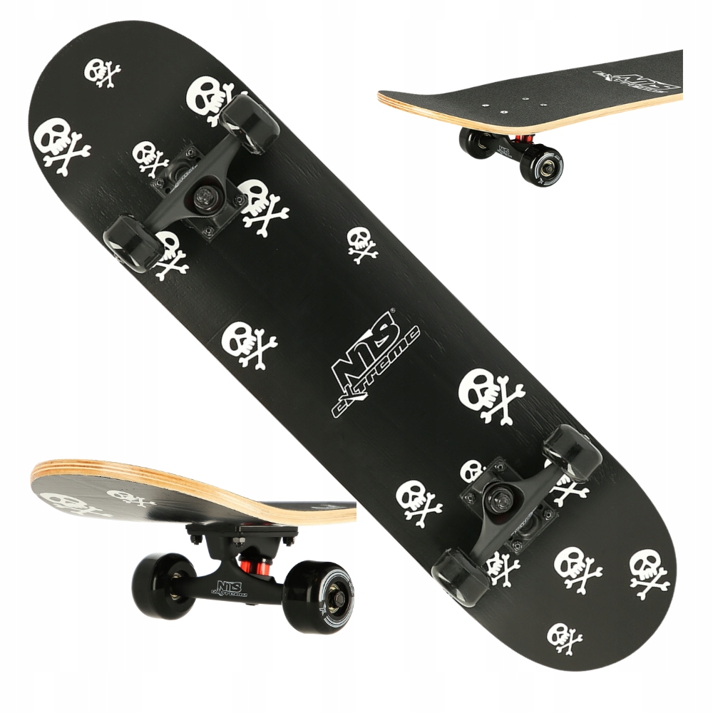 Deskorolka Klasyczna Kompletna Skateboard Deska Dla Początkujących ABEC-7