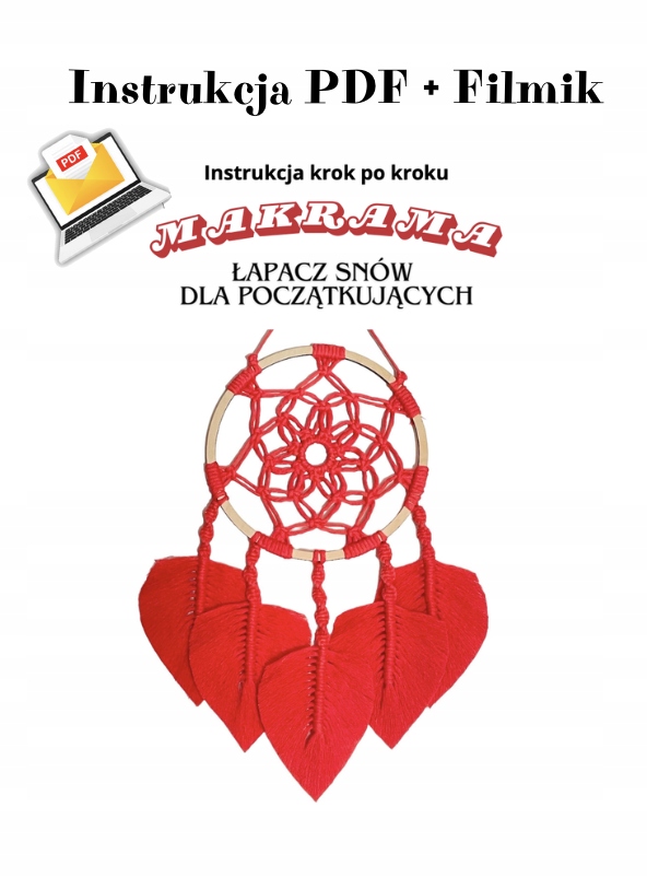 Pdf manuál s videem pro výrobu lapače snů z macramé