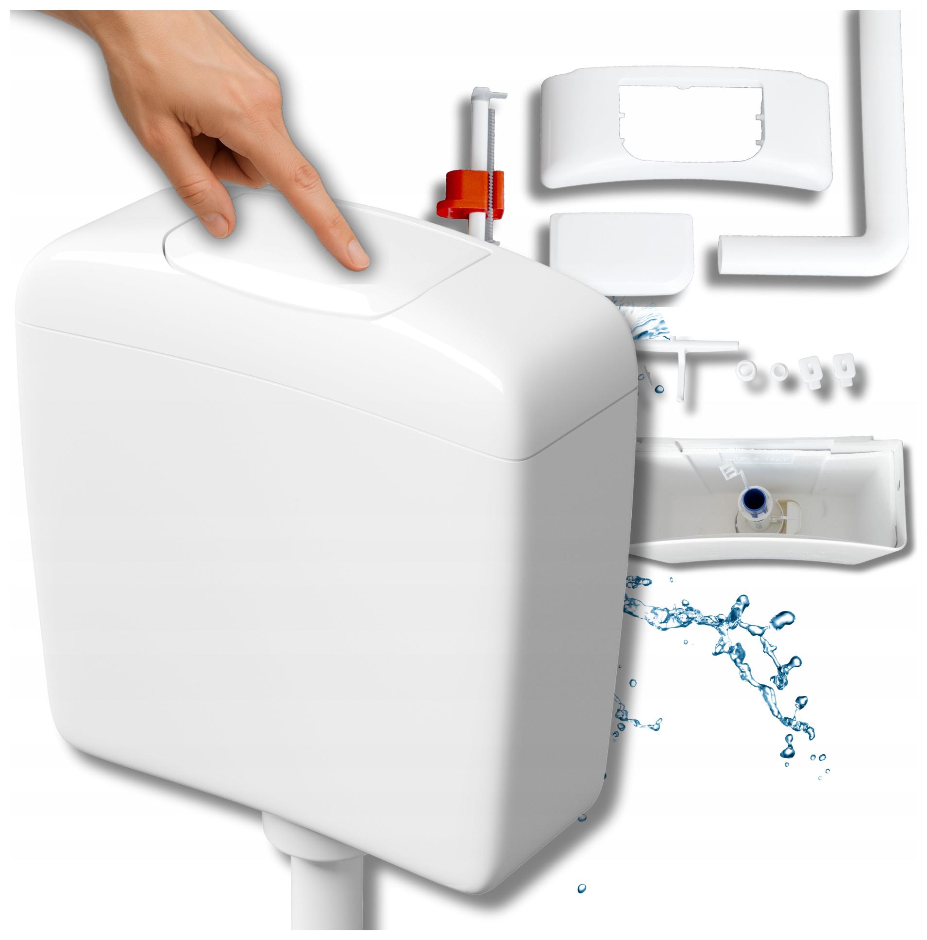 Wc splachovač Dolnopluk závěsný Top Start Stop kompakt ventil plovák Nádrž