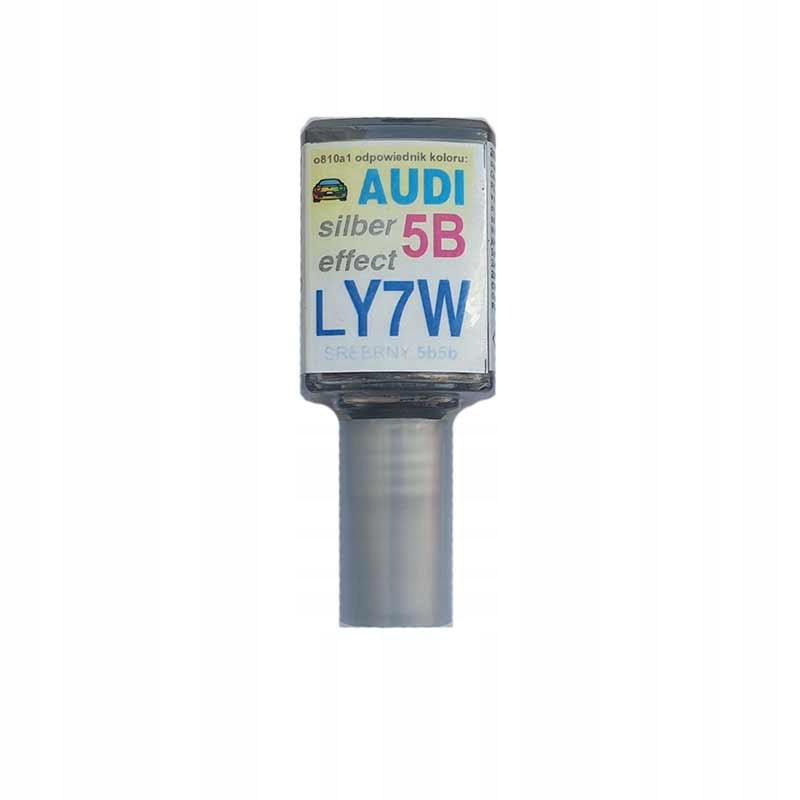 Zaprawka do rys 10ml AUDI VW LY7W SILBER SILBERSEE LICHTSILBER lakier
