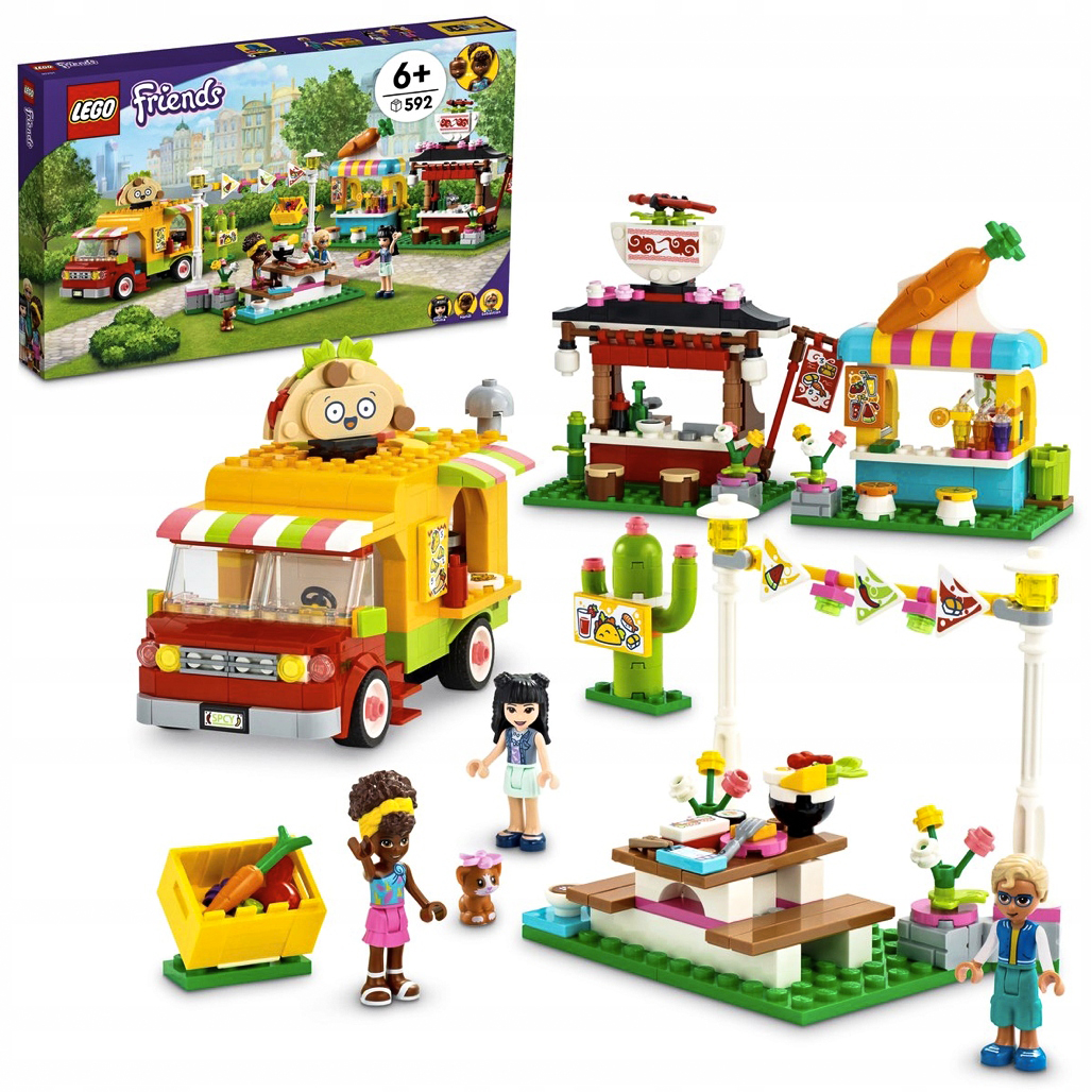 LEGO FRIENDS STRAGANY Z JEDZENIEM Marka LEGO