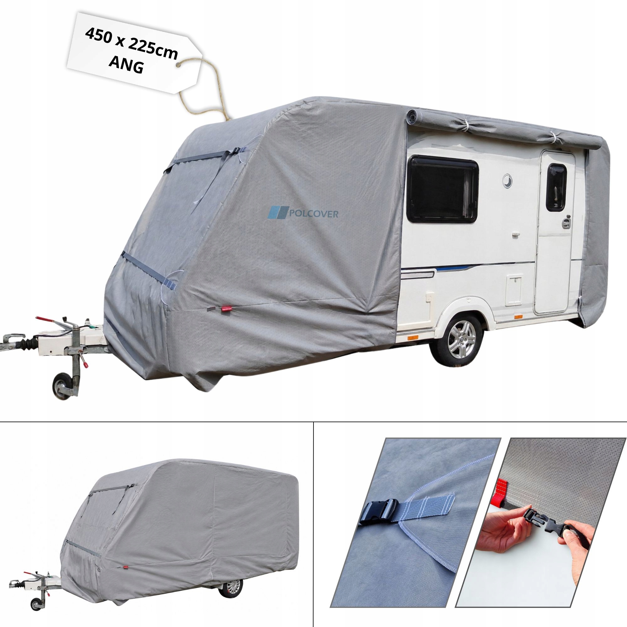 Obal Na Karavan 450 cm x 225 cm Angličtina kemp